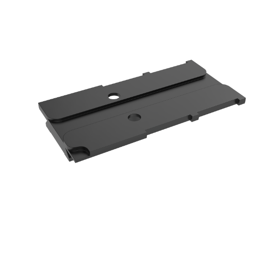 Vector Optics MOS to VOD Footprint Pistol Red Dot Steel Adapter