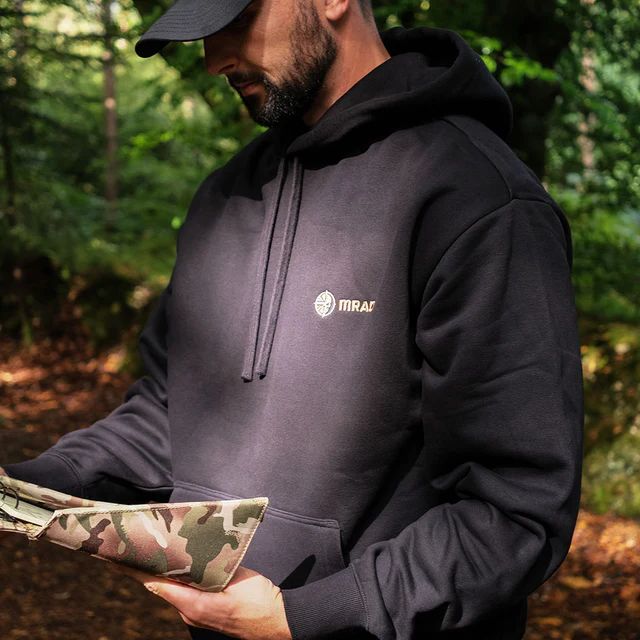 MRAD Black Hoodie – Plain – Small