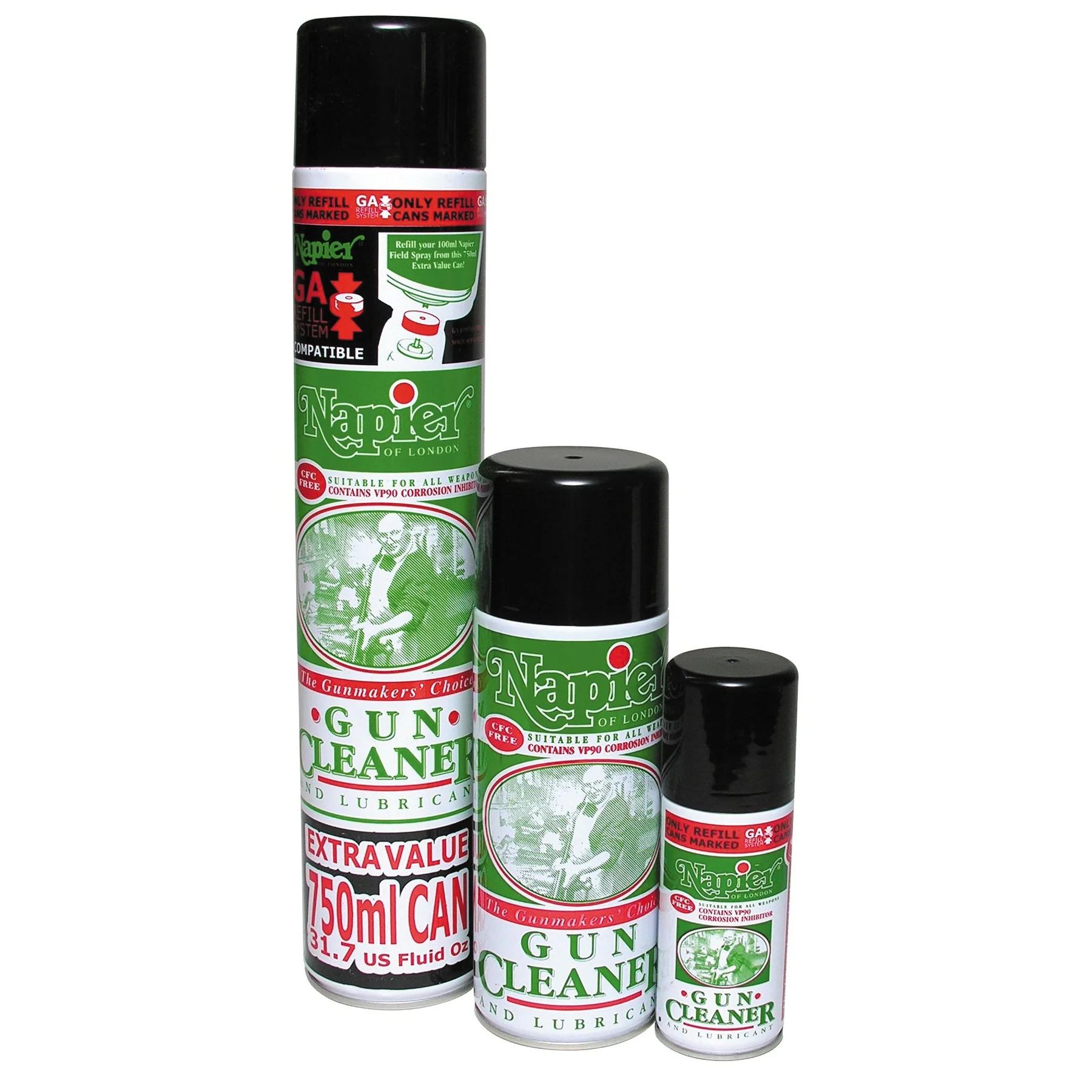 Napier Gun Cleaner Lubricant Aerosol -750ml
