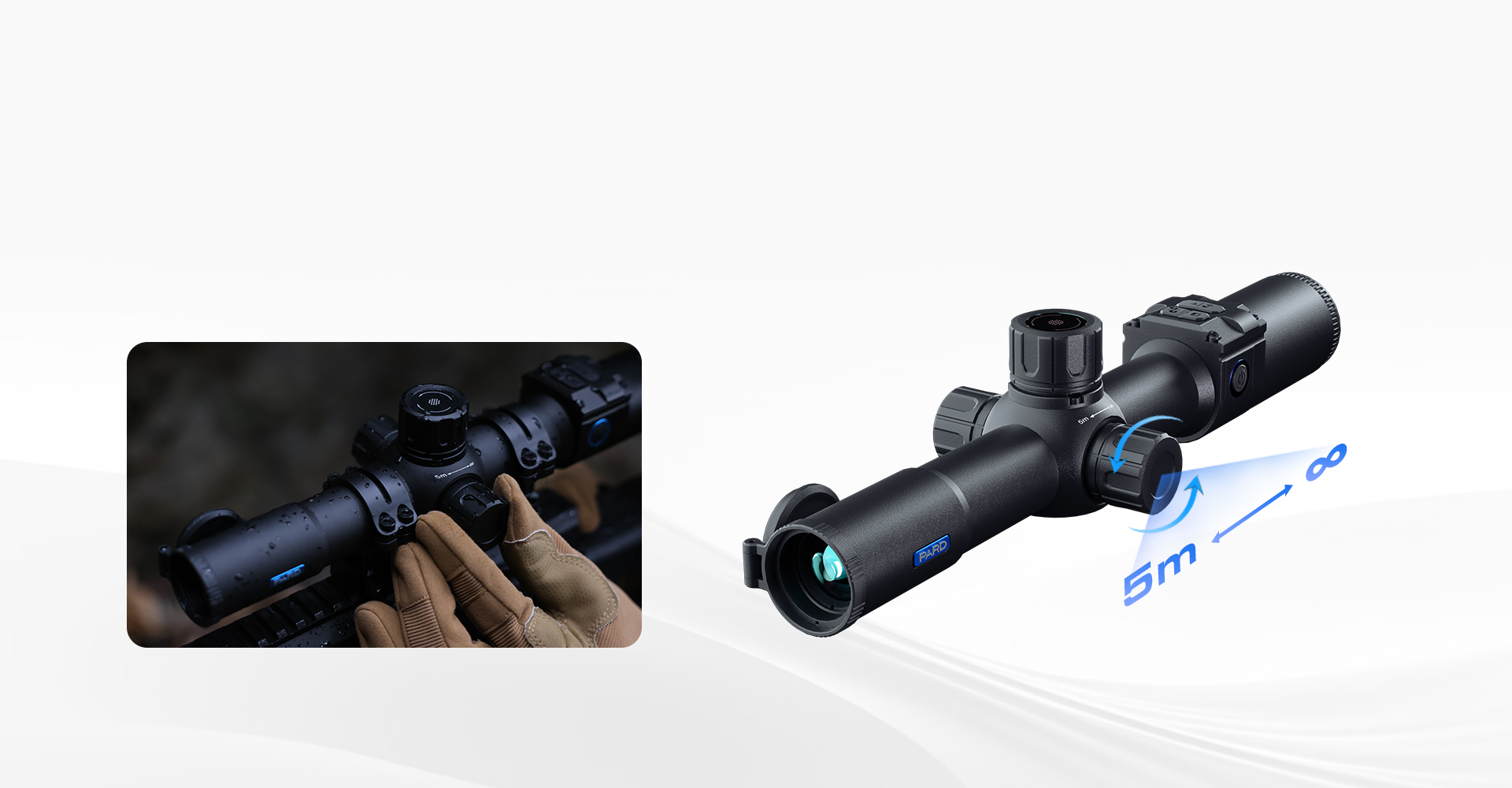 PARD Night Stalker Mini Digital Night Vision Rifle Scope - 35mm, 2560x1440