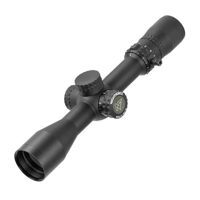 Nightforce NX6 2-12x42mm Capped W/E .250 Moa DigIllum 4A-i Rifle Scope