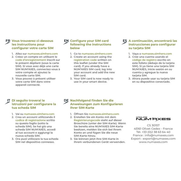 Numaxes Trail camera PIE1061 - Cellular / with SIM CARD /with cloud