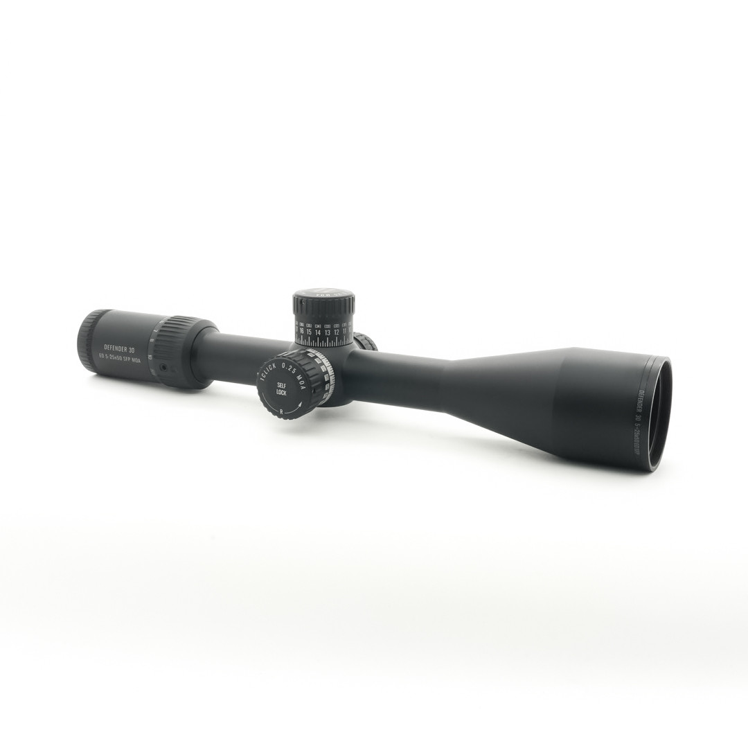 Open Box Return WULF Defender 30 5-25x50 ED SFP IR W-MOA 4 0.25 MOA 30mm Rifle Scope - OBR25006