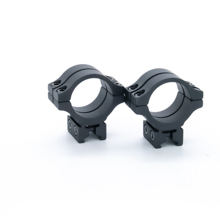 Open Box Return BKL-304 30mm 2 Piece Double Strap Low (17mm Height) 9-11mm Dovetail Self Aligning Scope Rings - OBR25009