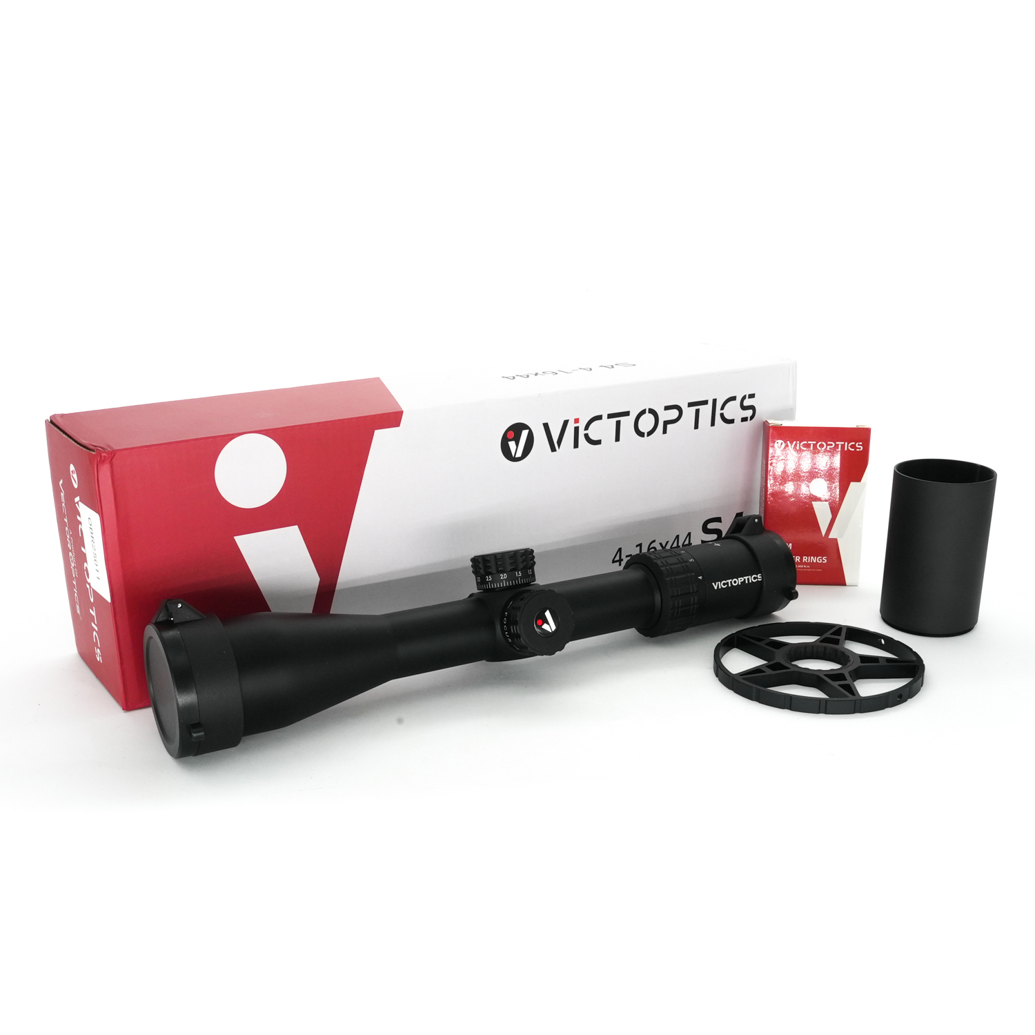 Open Box Return Vector Victoptics AGN 4-16x44 SFP Non IR 0.1MRAD Side Focus Rifle Scope - OBR25011