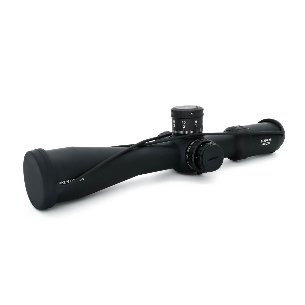 Open Box Return Arken Optics SH-4J 6-24x50 FFP Illuminated 34mm VPR Zero Stop Rifle Scope - MIL - OBR25018