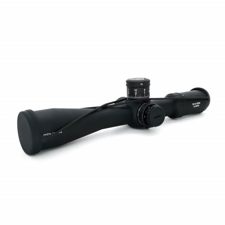 Open Box Return Arken Optics SH-4J 6-24x50 FFP Illuminated 34mm VPR Zero Stop Rifle Scope - MIL - OBR25018
