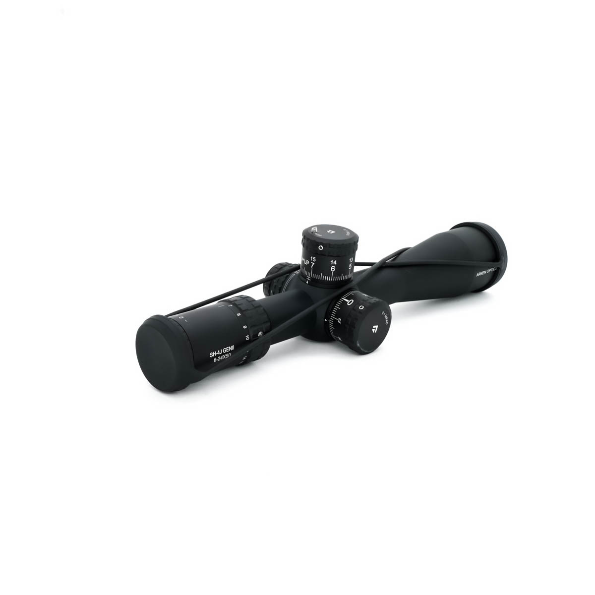 Open Box Return Arken Optics SH-4J 6-24x50 FFP Illuminated 34mm VPR Zero Stop Rifle Scope - MIL - OBR25018