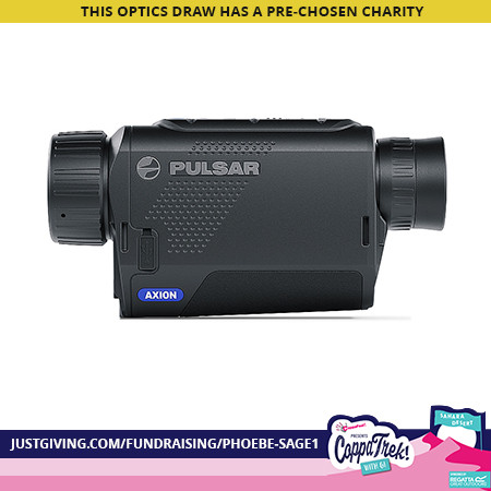 WIN A: Pulsar Axion XM30F 3.2x 320x240 12µm Thermal Imaging Monocular (PRE-CHOSEN CHARITY) 