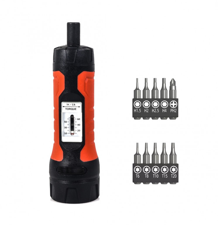 Optics Warehouse 10-60 Inch Pounds / 1.1-6.8 Nm Torque Screwdriver