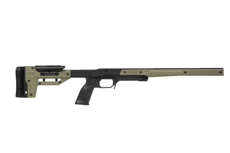 MDT ORYX Tikka T3 LA Right Hand Black/OD Green Rifle Stock