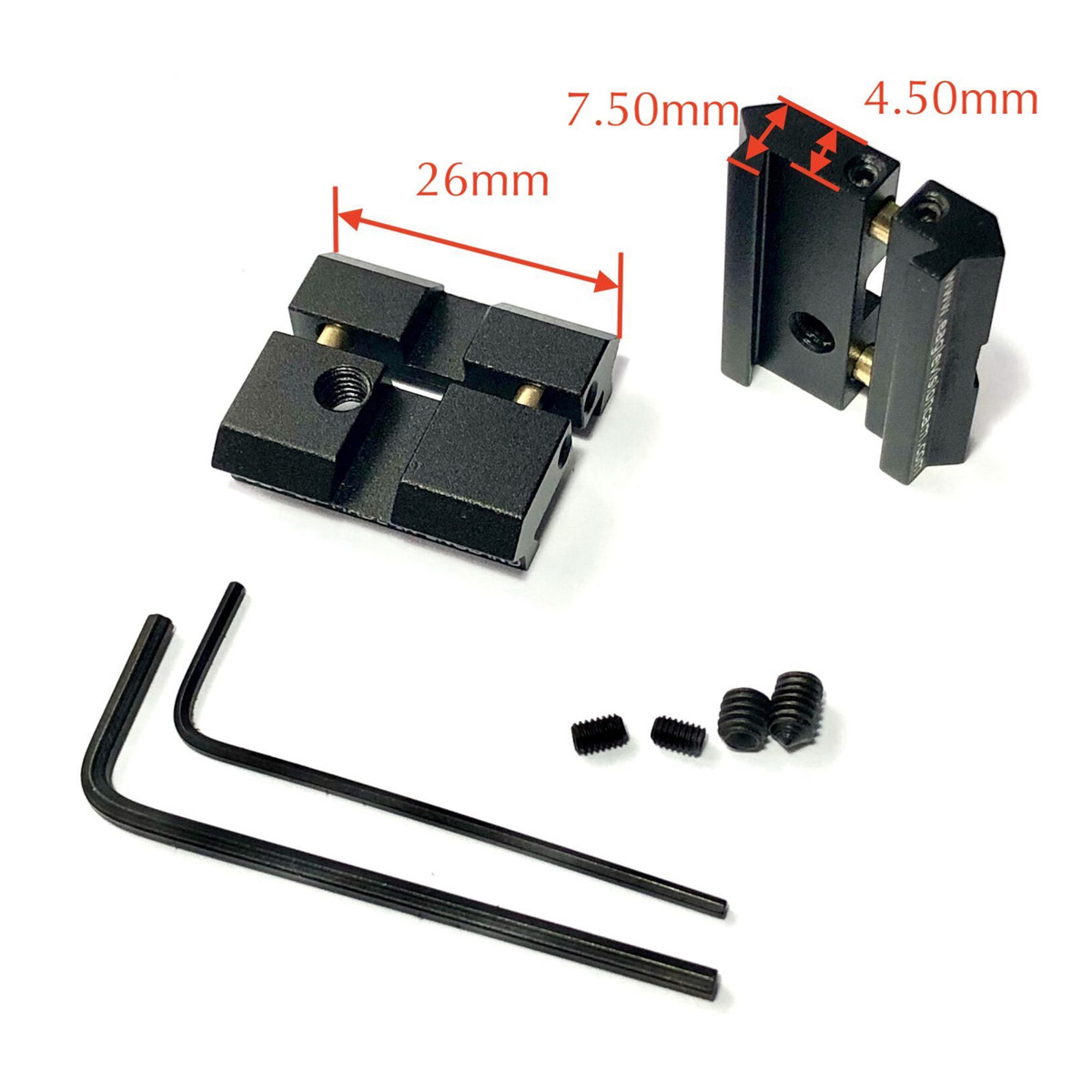 Eagle Vision 26mm 11mm Dovetail to Picatinny Adaptor