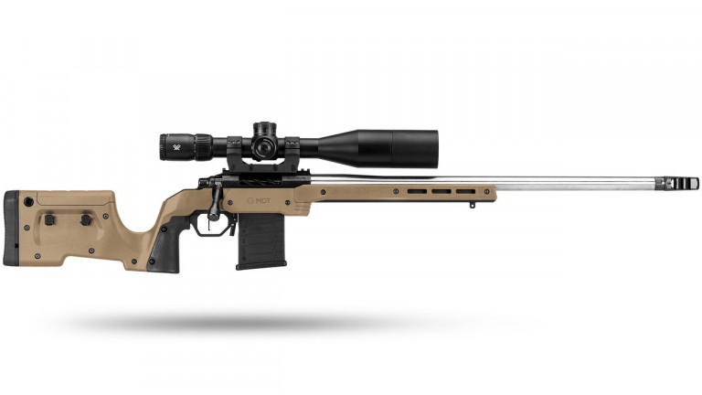 MDT XRS Howa 1500 / Weatherby Vanguard SA (Requires MDT Poly/Poly-Metal Mag) Right Hand Chassis System - Flat Dark Earth