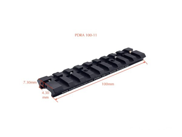 Eagle Vision PDRA 100mm 11mm Dovetail to Picatinny Rail Adapter