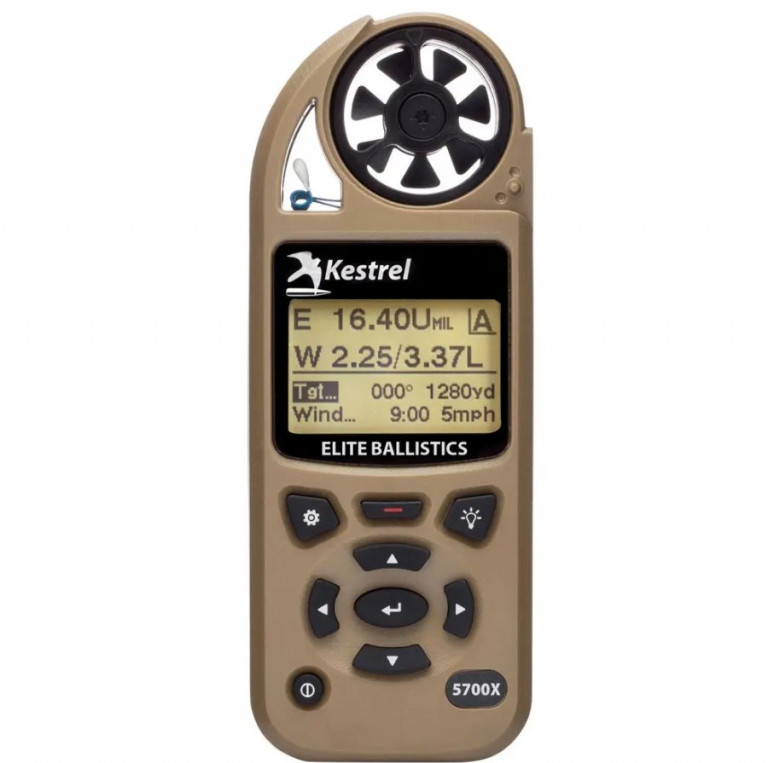 Kestrel 5700X Elite Weather Meter With Applied Ballistics and LiNK (Tan)