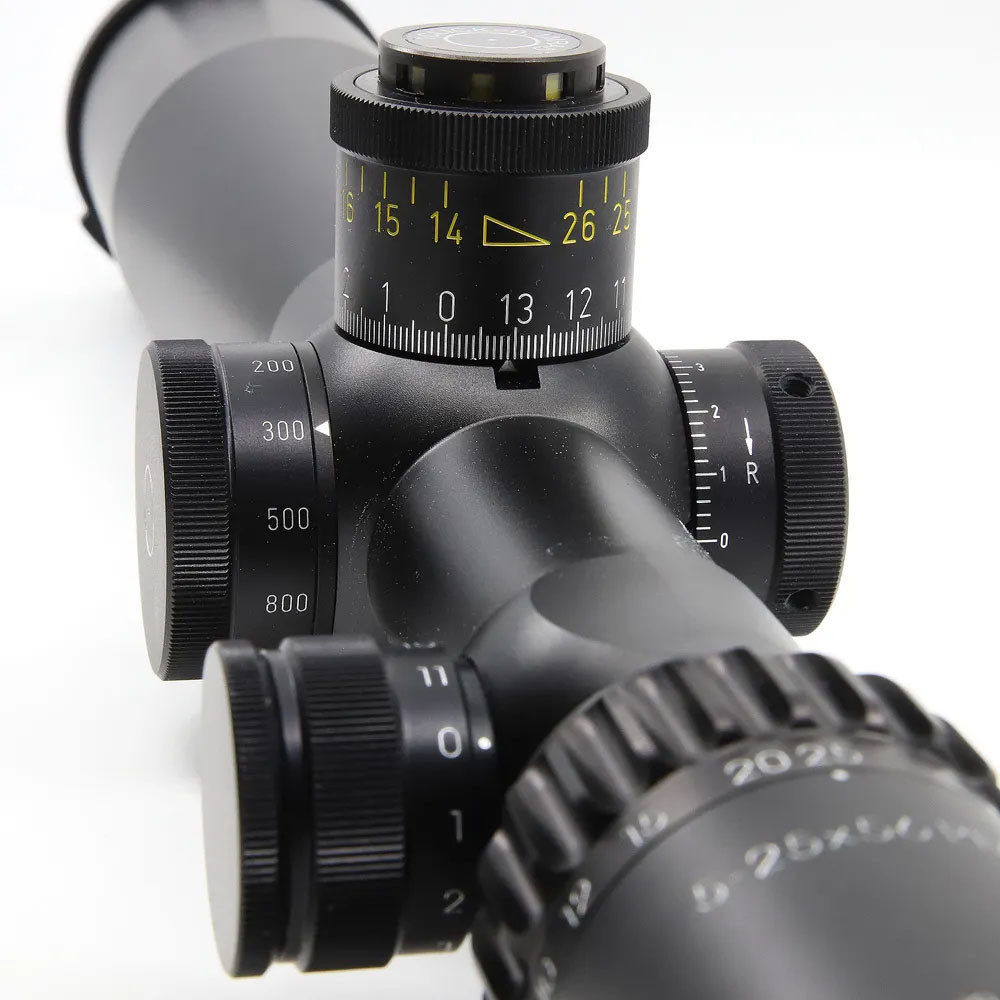 Schmidt & Bender PM II 5-25x56 LP Illuminated FFP MSR2 DT / ST 0.1 mrad ccw Rifle Scope