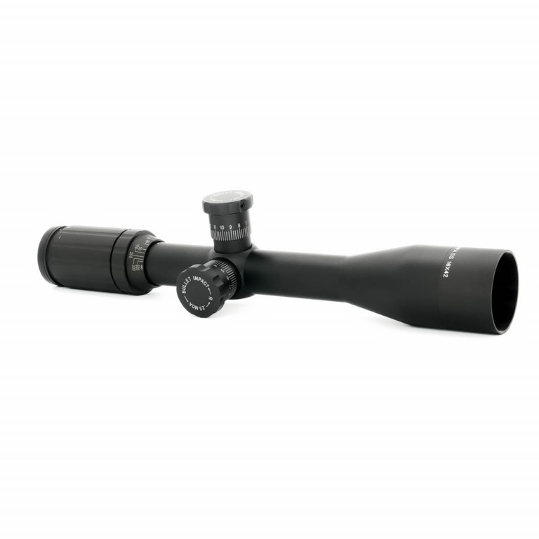 Preowned SWFA SS 16x42 MOA-Quad Tactical Rear Focus Rifle Scope - PO1881