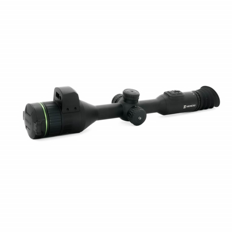 Preowned HIKMICRO Alpex 4K A50EL LRF Digital Day & Night Rifle Scope w/ Ballistics Calculator - 50mm UHD Sensor 3840x2160px - PO1952