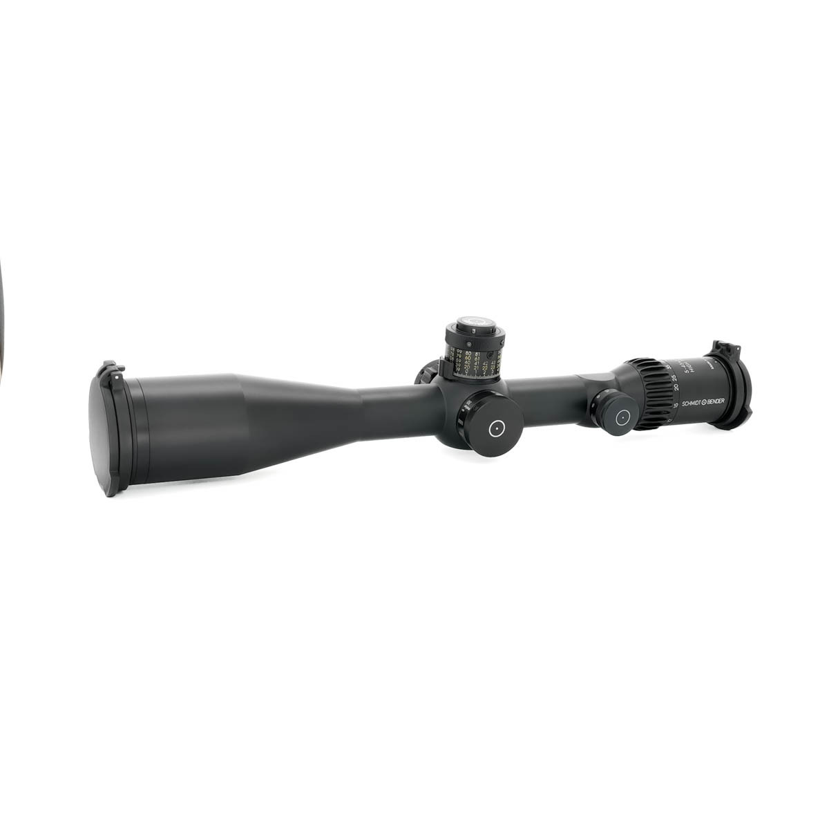 Pre-owned Schmidt & Bender PM II High Power 5-45x56 FFP P4FL-MOA MT-11 MTC LT/DT 11+ ZC LT 1/8 MOA CW Rifle Scope - PO2122