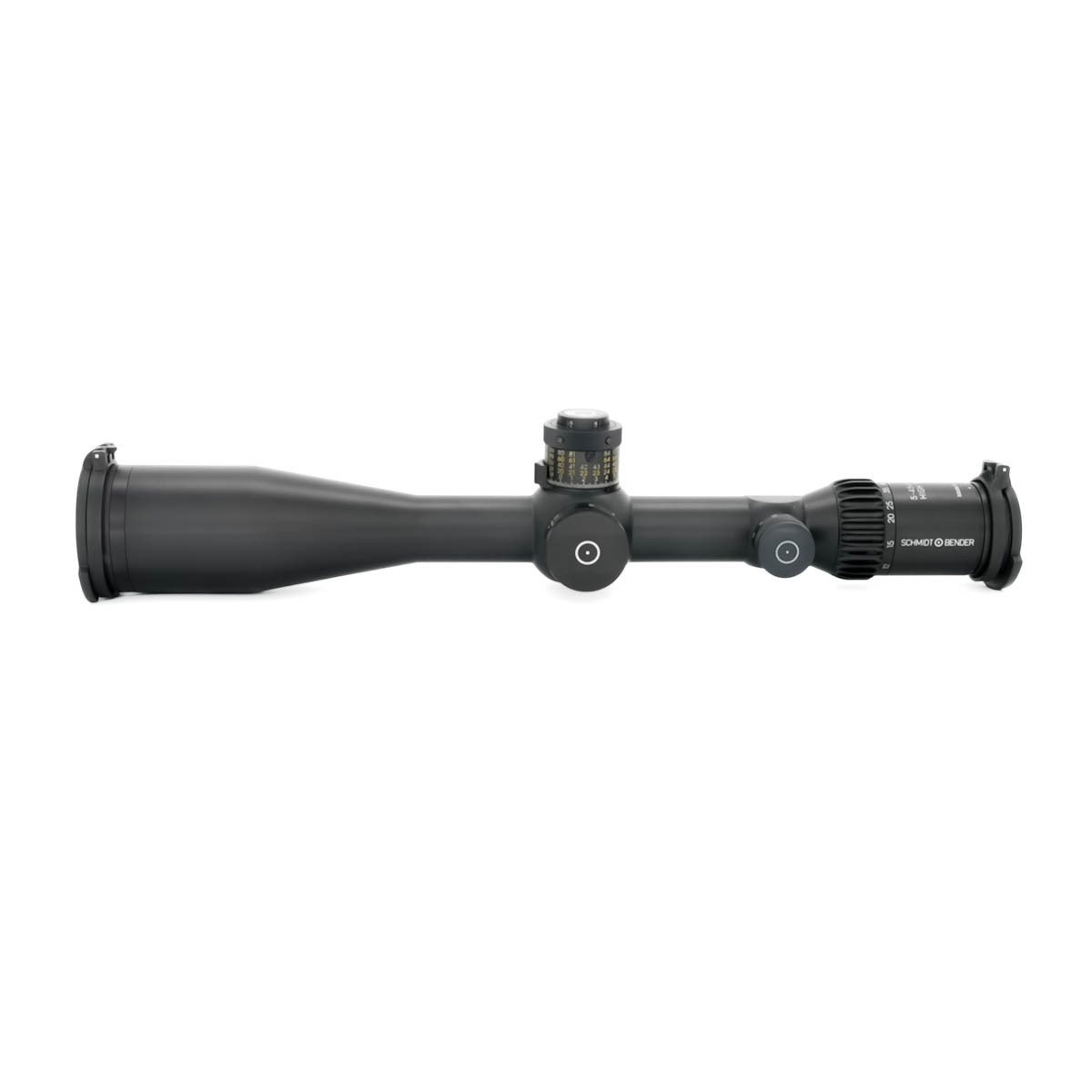 Pre-owned Schmidt & Bender PM II High Power 5-45x56 FFP P4FL-MOA MT-11 MTC LT/DT 11+ ZC LT 1/8 MOA CW Rifle Scope - PO2122