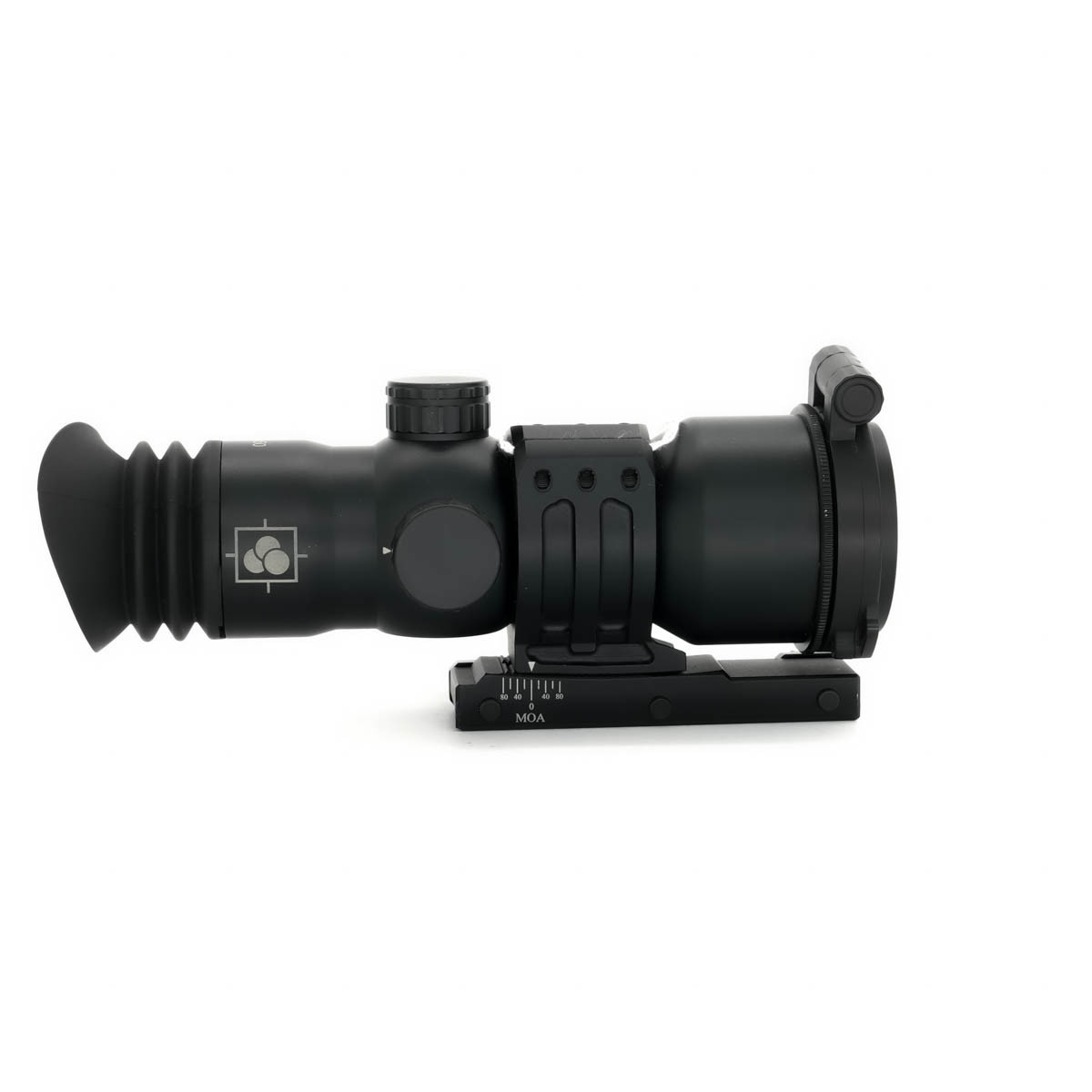 Pre-Owned Immersive Optics 14x50 Prismatic Scope MilDot with MOA Adjustable Extended Mounts - PO2124