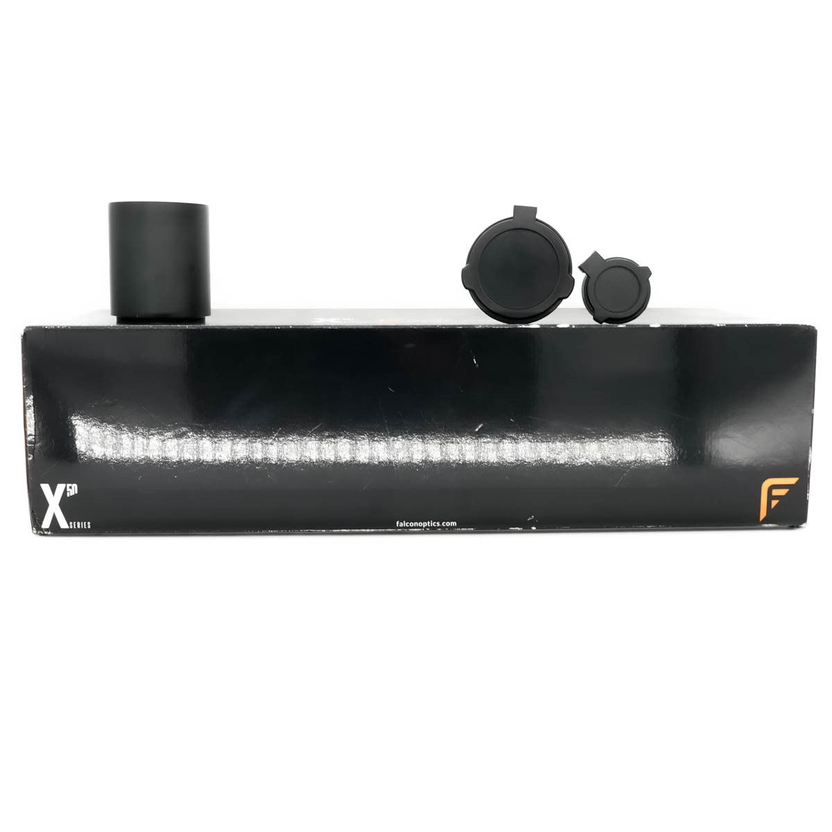Pre-owned Falcon X50 10-50x60 Field Target Snap Focus SFP Non IR MOA200 1/8 MOA Rifle Scope - X503FT - PO2141