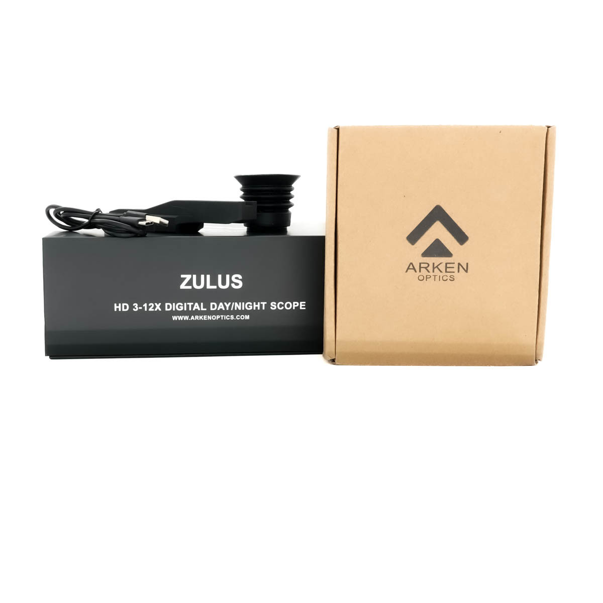 Pre-Owned Arken ZULUS HD ZHD312R 3-12X Digital Night Vision Scope With LRF And Ballistic Calculator - PO2182