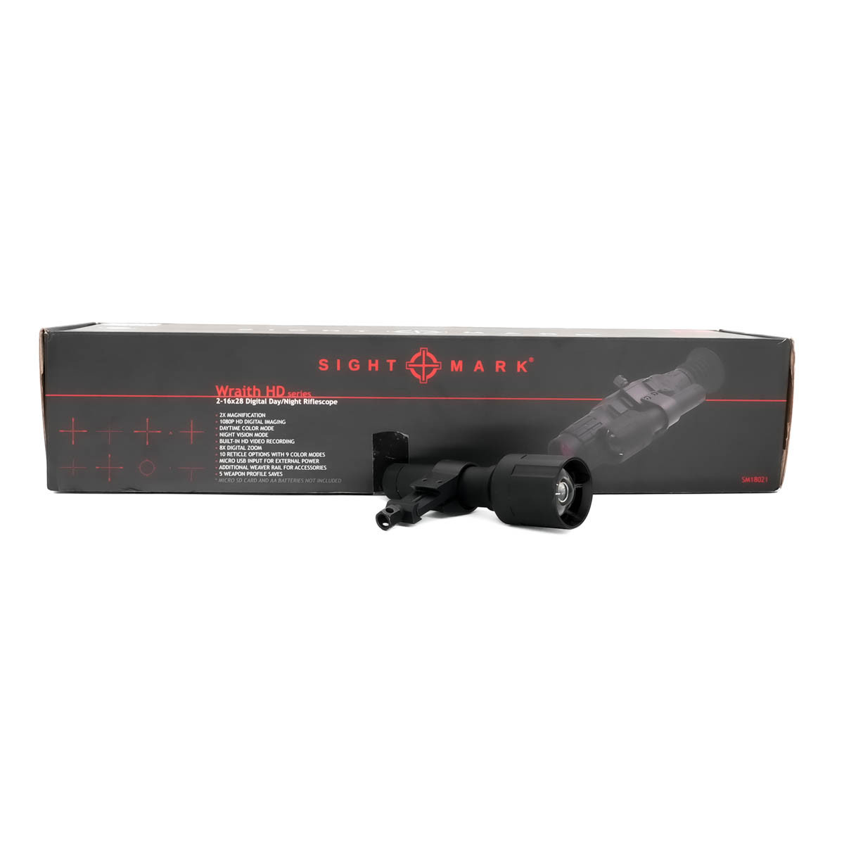 Pre-Owned Sightmark Wraith HD 2-16x28 Digital Day/Night Rifle Scope - PO2272
