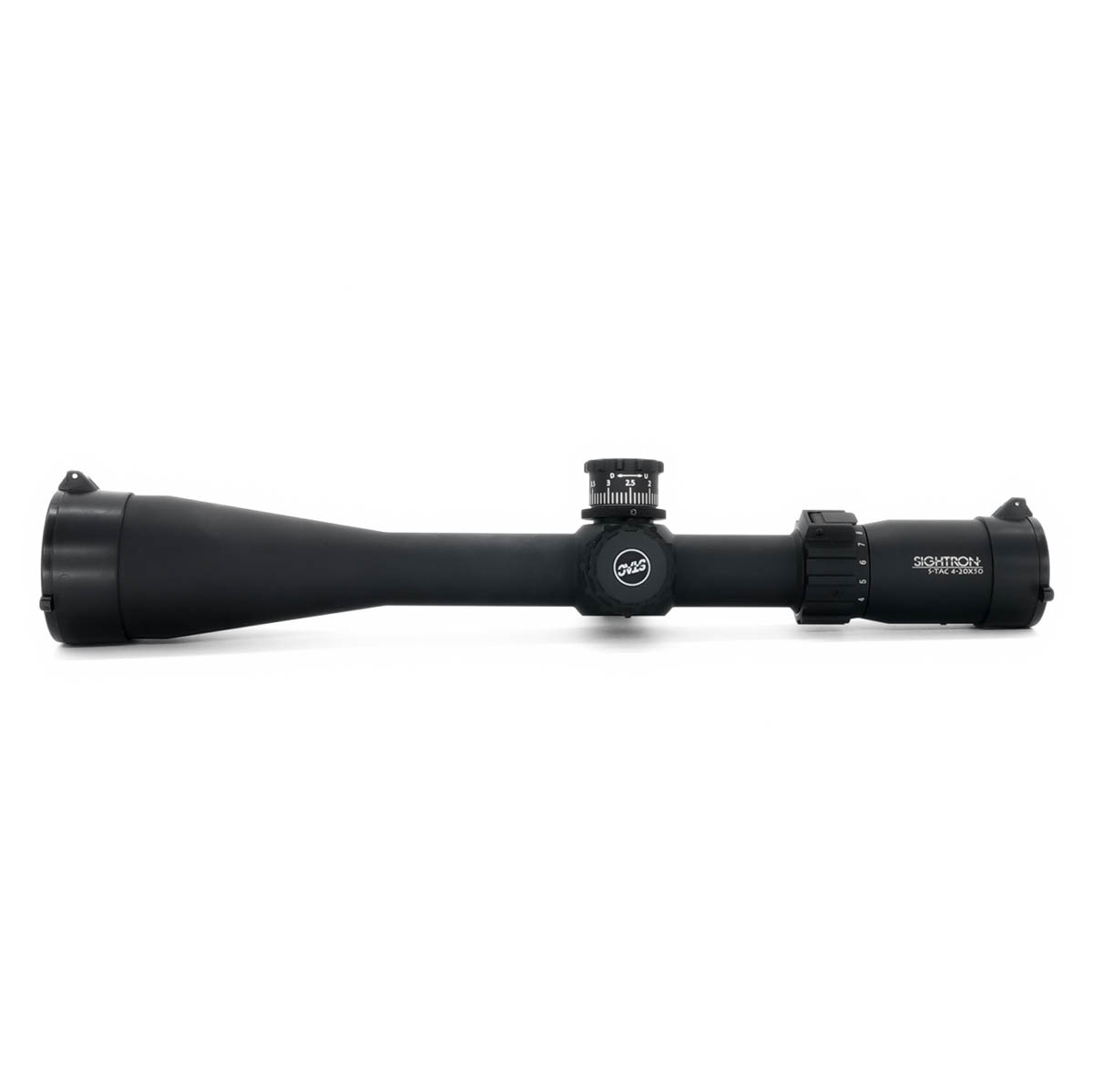 Pre-Owned Sightron S-Tac 4-20x50 FFP Illuminated MRAD Zero Stop 0.1 MRAD Mil-Hash 4 30mm Rifle Scope - PO2311 