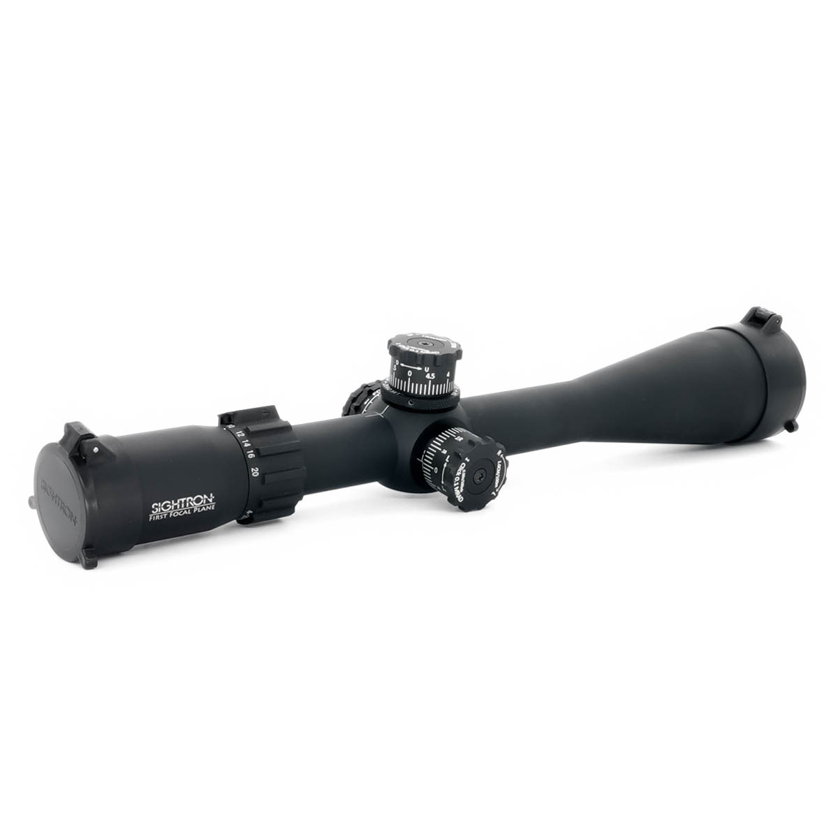 Pre-Owned Sightron S-Tac 4-20x50 FFP Illuminated MRAD Zero Stop 0.1 MRAD Mil-Hash 4 30mm Rifle Scope - PO2311 