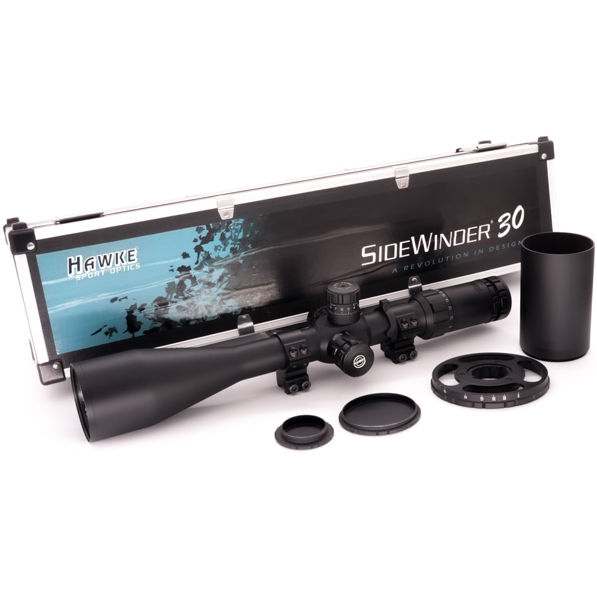 Pre-Owned Hawke Sidewinder 6-24×56 20x Half MIL DOT Rifle Scope - PO2366