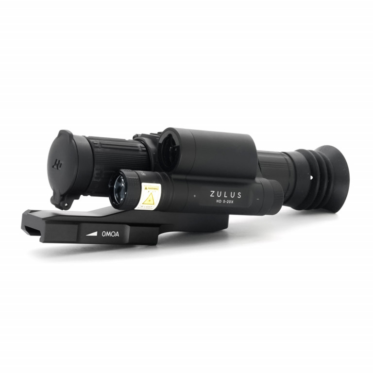 Pre-Owned DNT Optics ZULUS HD ZHD520R 5-20X Digital Night Vision Scope With LRF And Ballistic Calculator - PO2376