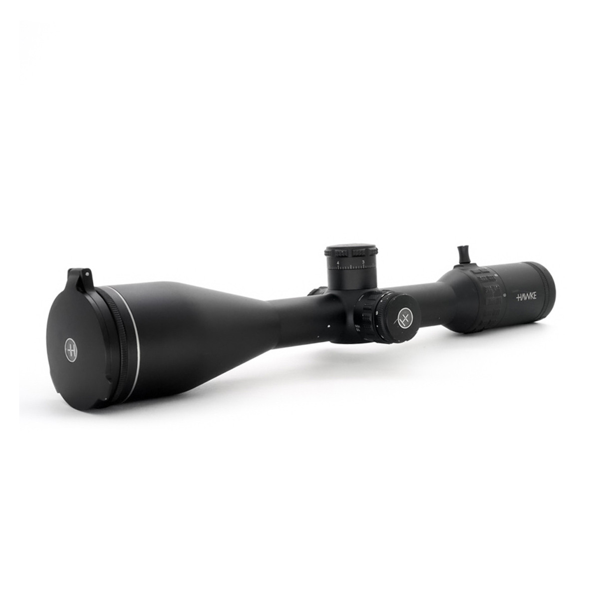 Pre-Owned Hawke Sidewinder 30 6-24x56 FFP Half Mil IR Rifle Scope inc Hawke Pro Obj Flip-Up - PO2379