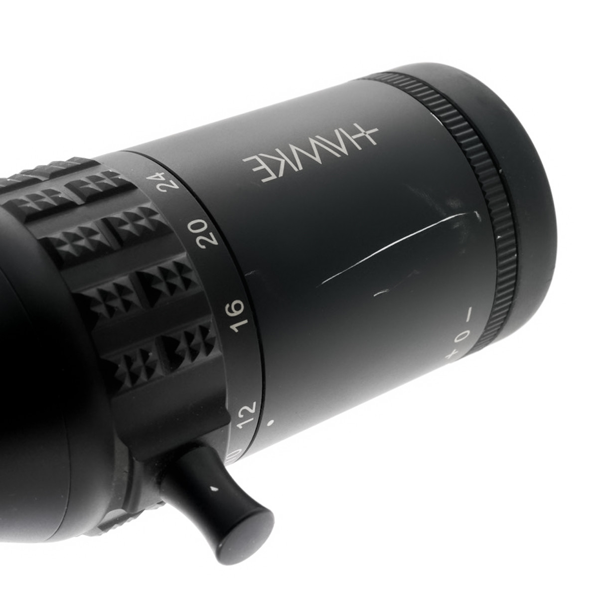 Pre-Owned Hawke Sidewinder 30 6-24x56 FFP Half Mil IR Rifle Scope inc Hawke Pro Obj Flip-Up - PO2379