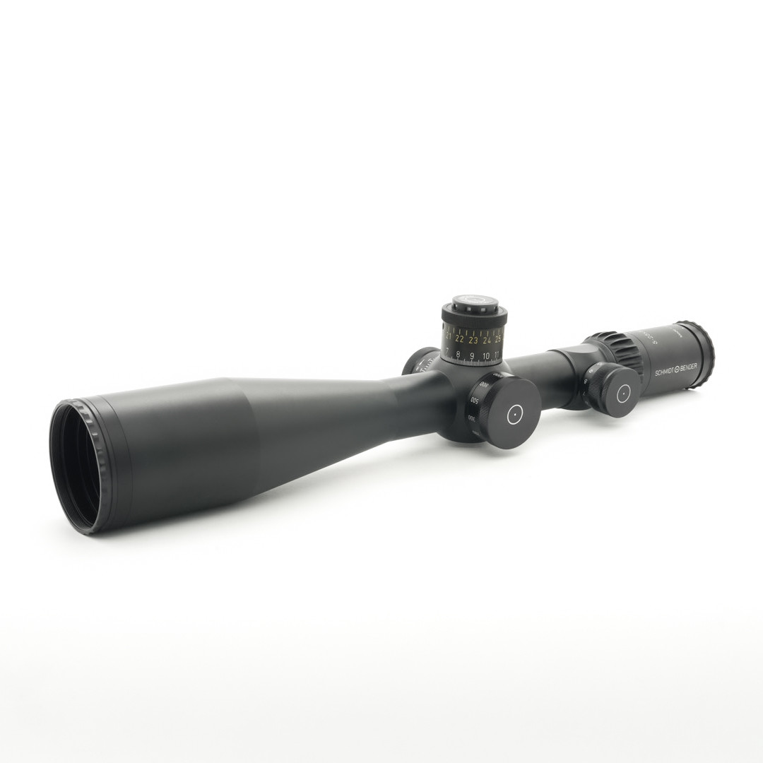 Pre-Owned Schmidt and Bender PM II 5-25x56 LP LRR-MIL 1cm cw DT / ST Rifle Scope - PO2397