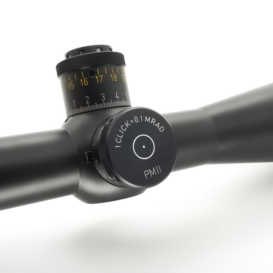 Pre-Owned Schmidt and Bender PM II 5-25x56 LP LRR-MIL 1cm cw DT / ST Rifle Scope - PO2397