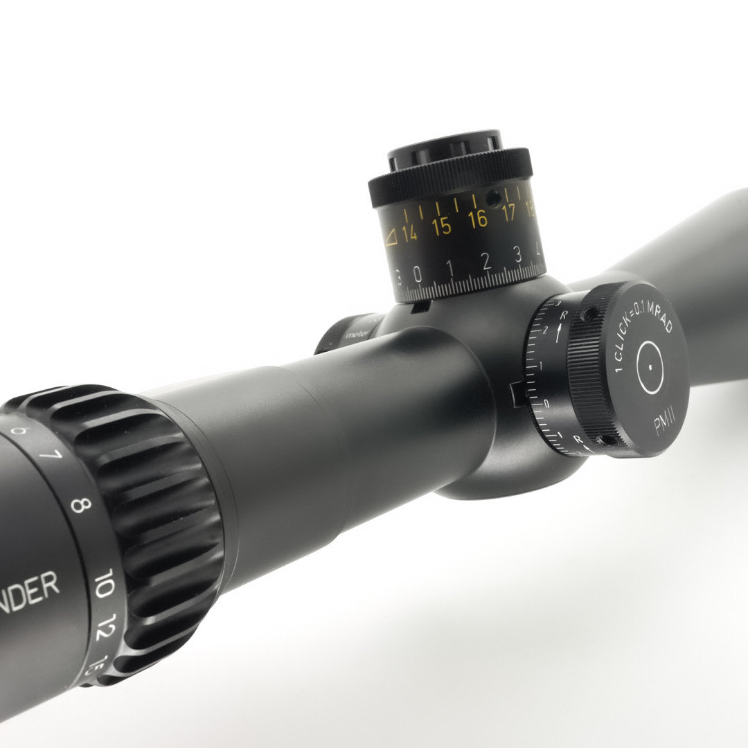 Pre-Owned Schmidt and Bender PM II 5-25x56 LP LRR-MIL 1cm cw DT / ST Rifle Scope - PO2397