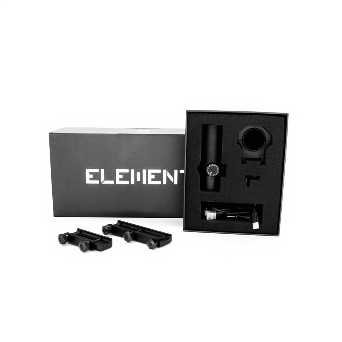 Pre-Owned Element Optics HYPR-7 7x50 Rifle Scope & Element Optics Range Finder Module RF - PO2438