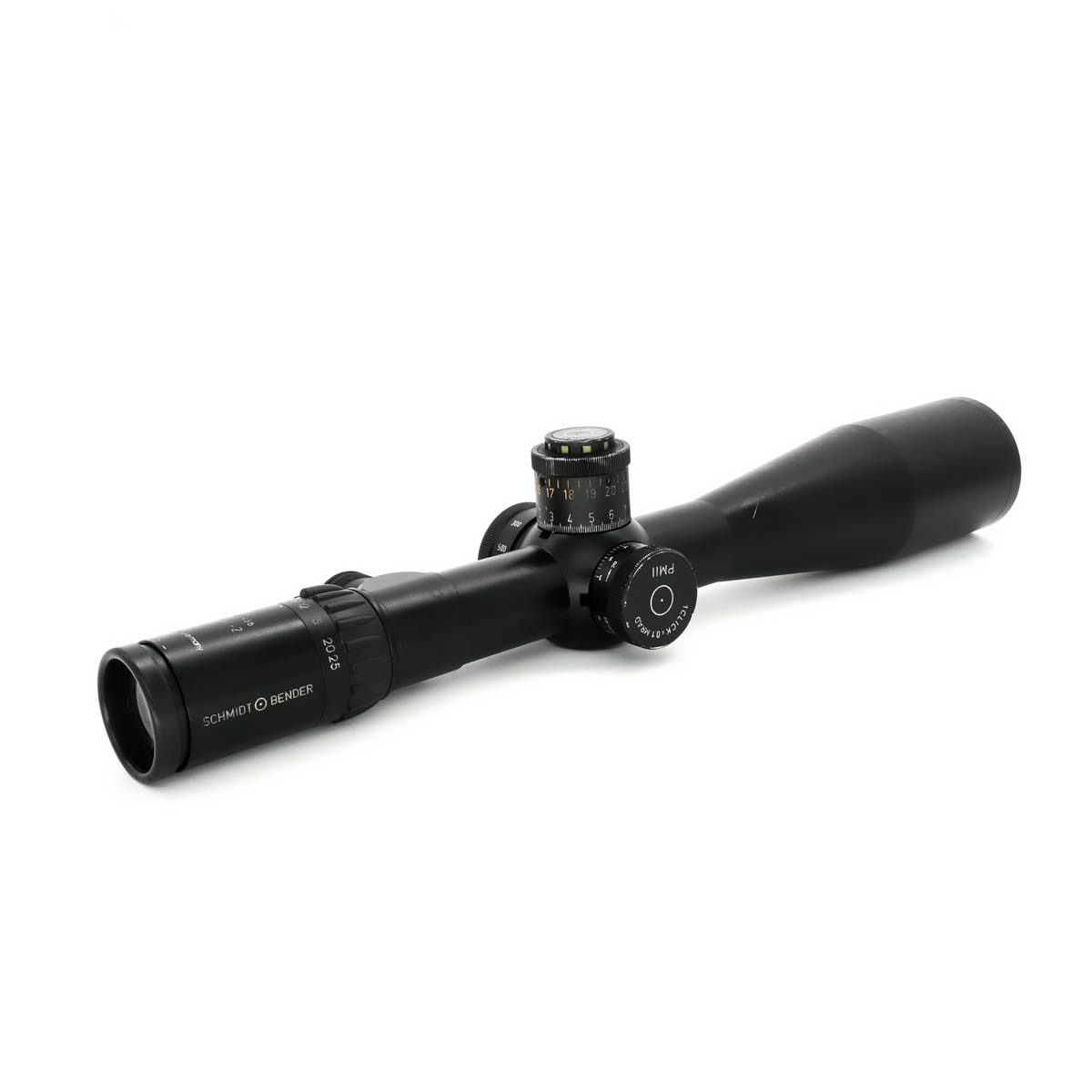 Pre-Owned Schmidt & Bender PMII 5-25x56 P3L 0.1 MIL DT ST SFP Rifle Scope - PO2475