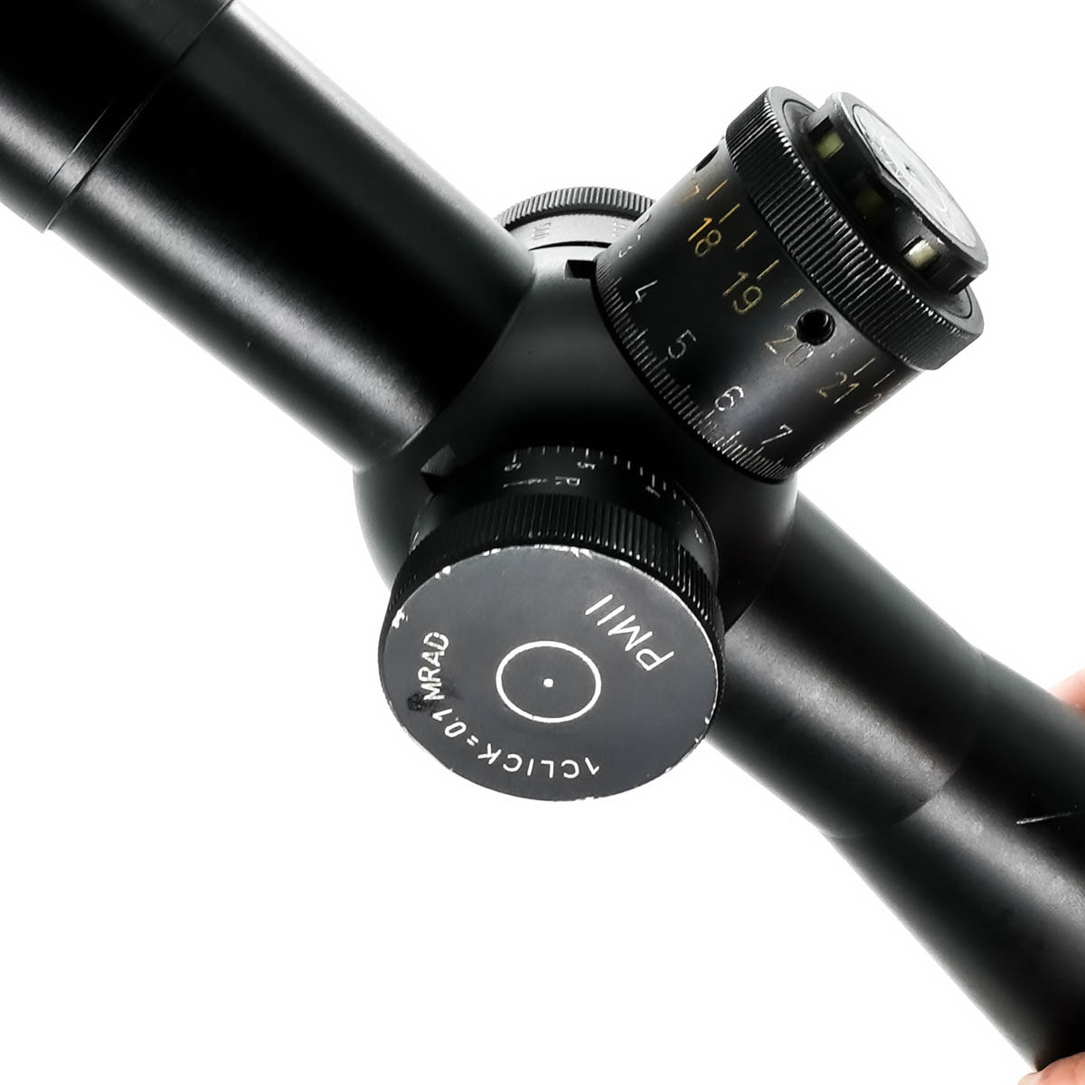 Pre-Owned Schmidt & Bender PMII 5-25x56 P3L 0.1 MIL DT ST SFP Rifle Scope - PO2475