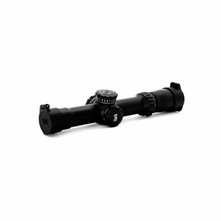 Pre-Owned March 1x-10×24 Tactical 1/4 MOA Turrets MTR-3 (Non-Illuminated) Reticle Rifle Scope - PO2482