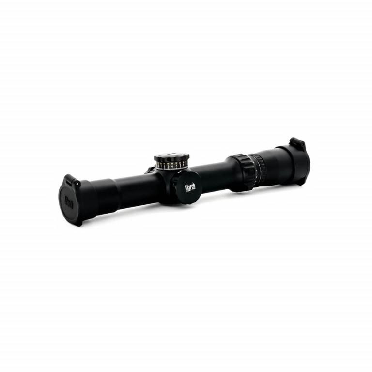 Pre-Owned March 1x-10×24 Tactical 1/4 MOA Turrets MTR-3 (Non-Illuminated) Reticle Rifle Scope - PO2483