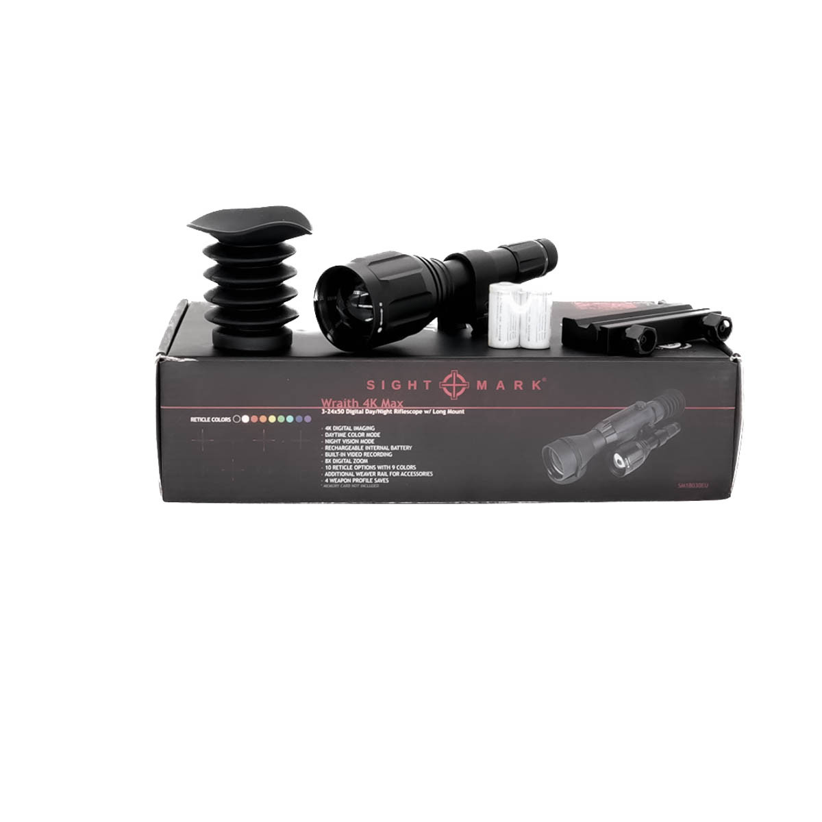 Pre-Owned Sightmark Wraith 4K MAX 3-24x50 Digital Day / Night Vision Rifle Scope - PO2505