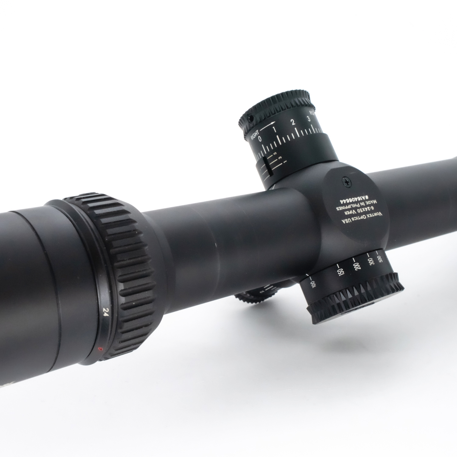 Pre-Owned Vortex Viper HS-T 6-24x50 SFP Side Focus VMR-1 (MOA) Non IR Rifle Scope - PO2576
