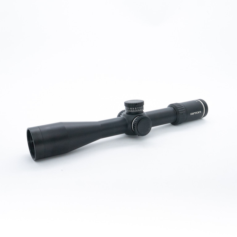 Pre-Owned Riton Conquer X5 5-25x50 HD FFP Non Illuminated BAF-MOA 1/4 MOA Zero Stop 34mm Rifle Scope - PO2577