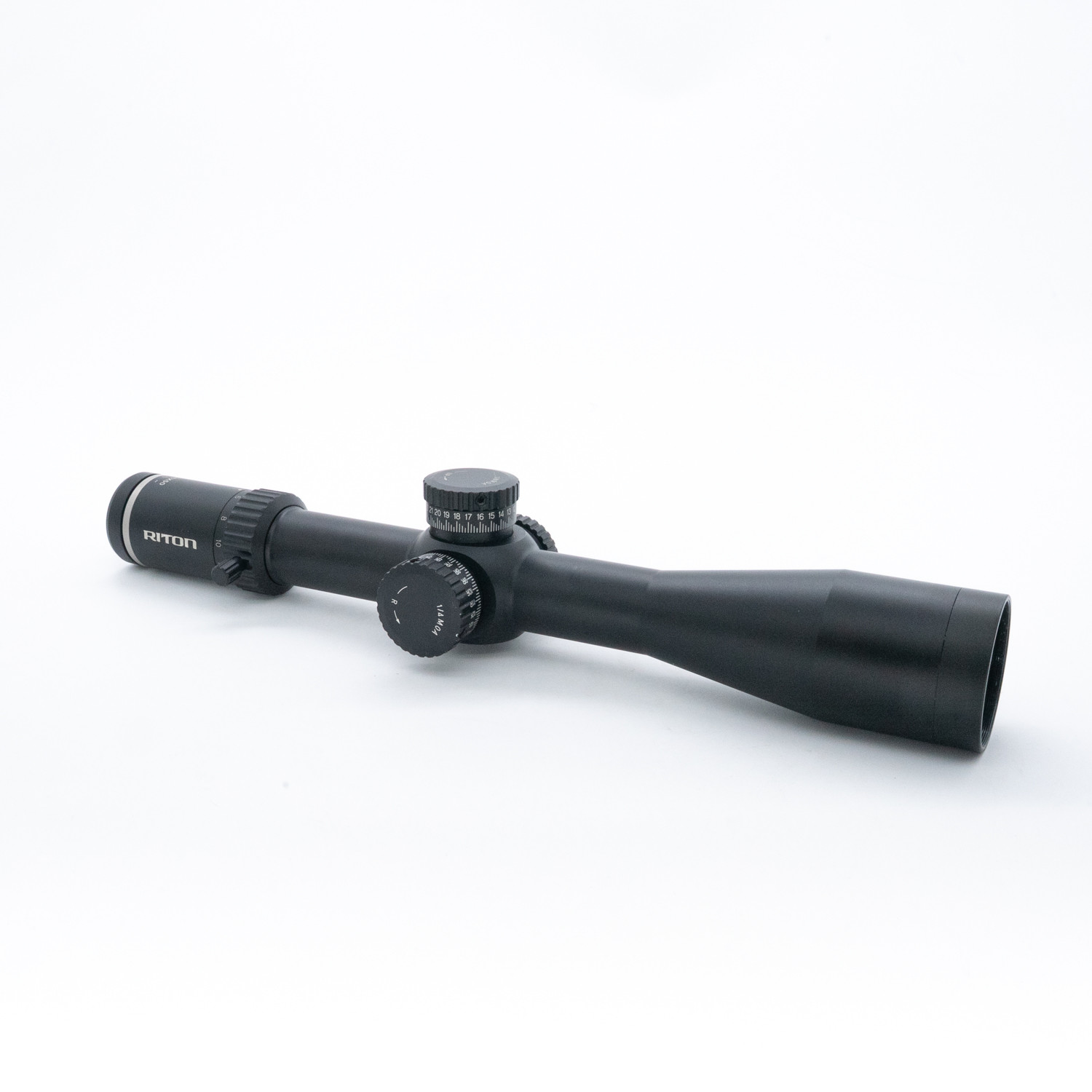 Pre-Owned Riton Conquer X5 5-25x50 HD FFP Non Illuminated BAF-MOA 1/4 MOA Zero Stop 34mm Rifle Scope - PO2577