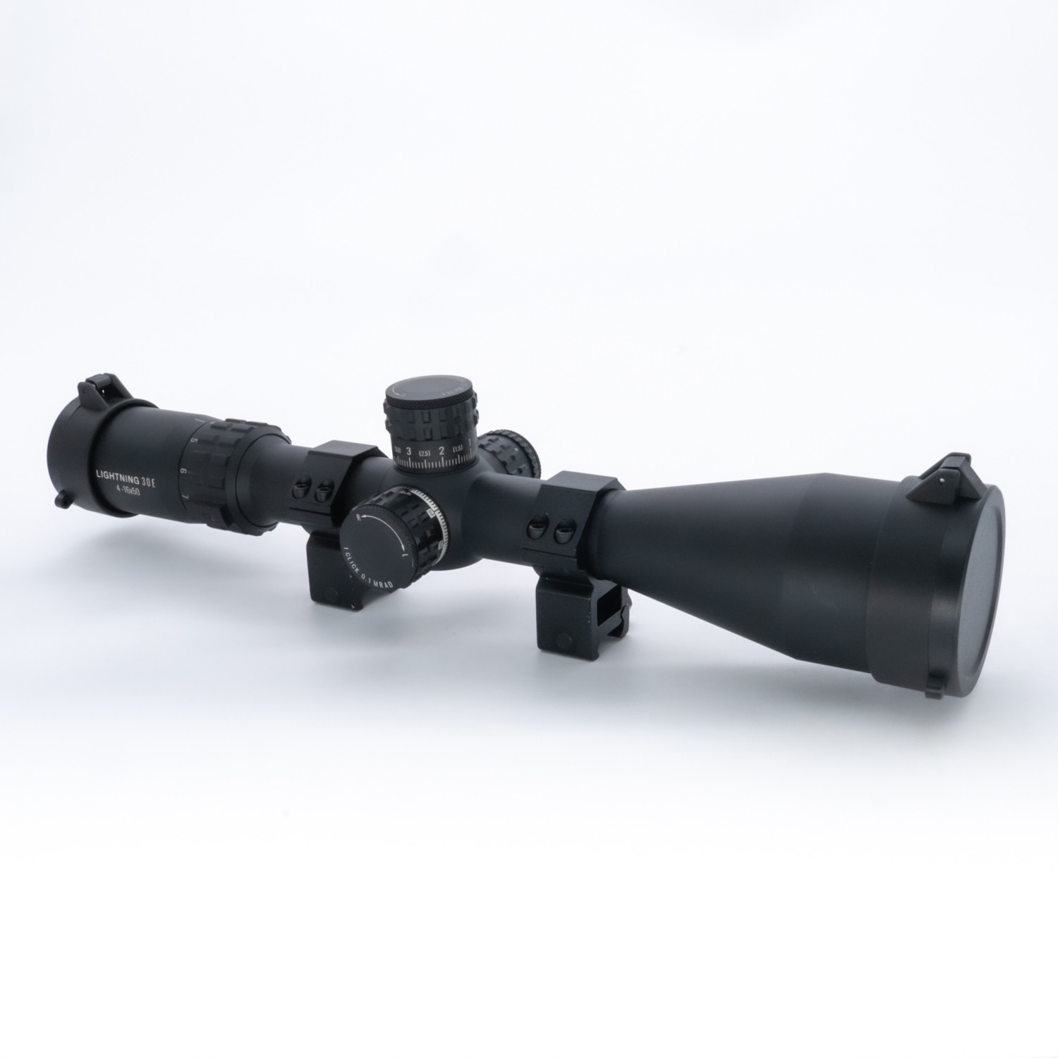 Pre-Owned WULF Optics Lightning 30E 4-16x50 SFP IR W-MIL2 0.1MRAD 30mm Rifle Scope - PO2578