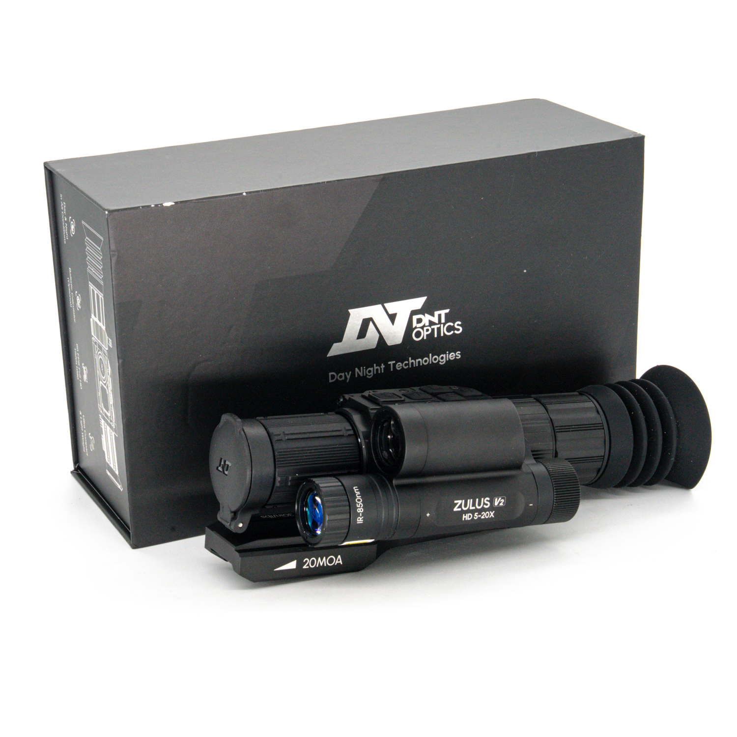 Pre-Owned DNT Optics ZULUS HD ZHD520R V2 5-20X Digital Night Vision Scope With LRF And Ballistic Calculator - PO2579