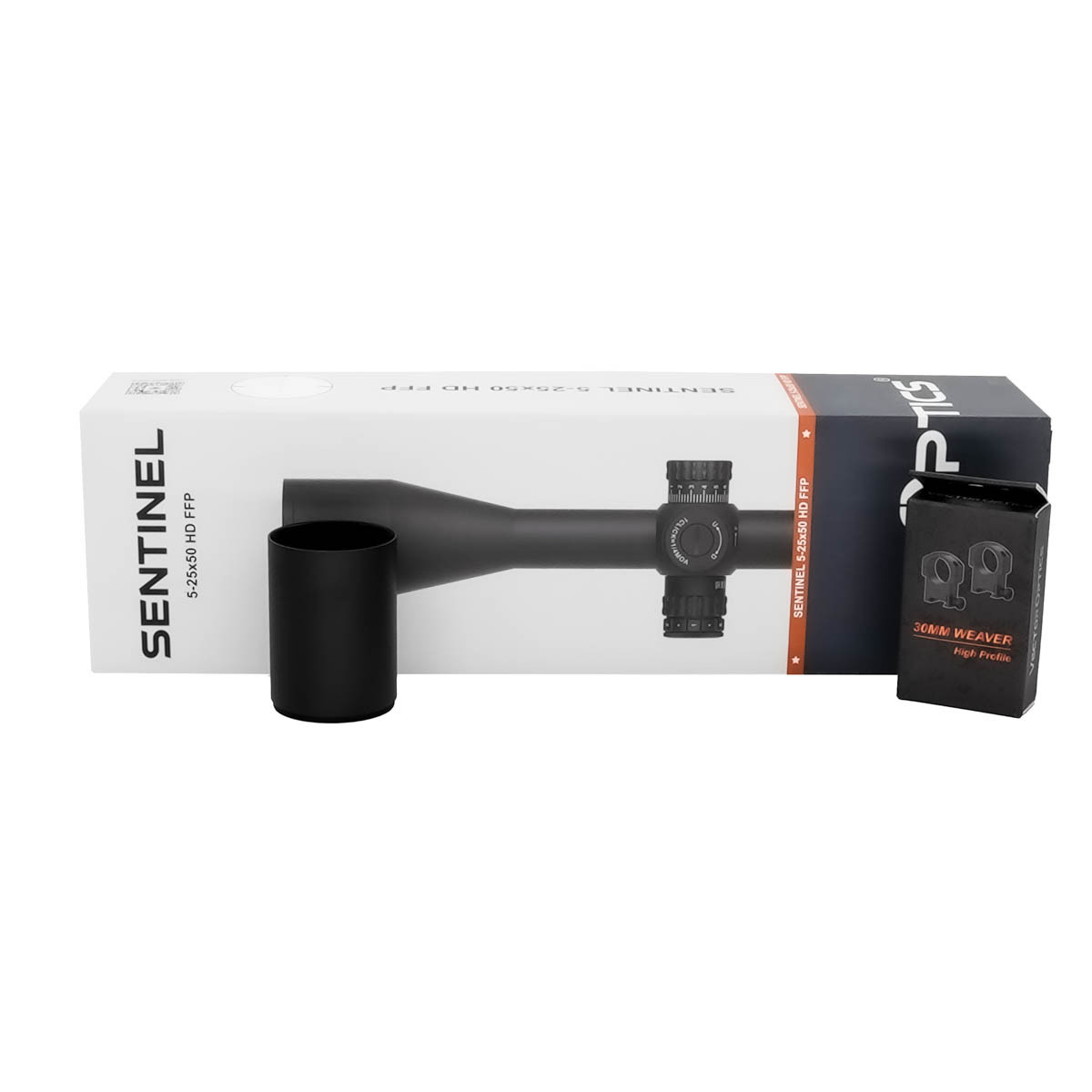 Pre-Owned Vector Optics Sentinel 5-25x50 FFP HD IR VSE-5 1/4 MOA 30mm Rifle Scope - PO2587