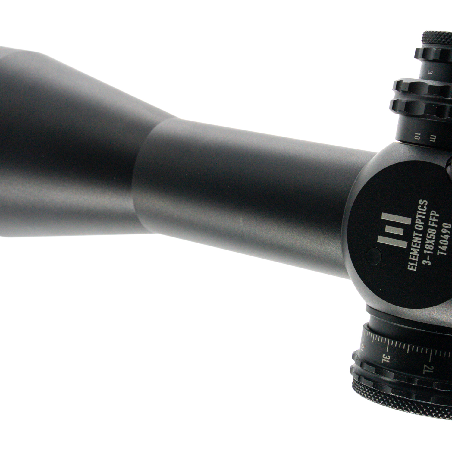 Pre-Owned Element Optics Titan 3-18x50 FFP APR-2D MRAD Rifle Scope - PO2594